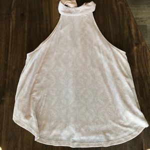 Sparkly Flowy Top- Blush